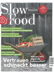 Peter Kapp im Slow Food Magazin August/September